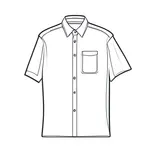 white collared shirt image